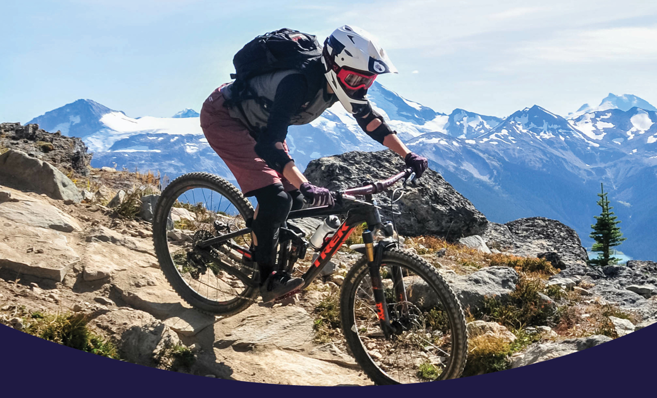 Guy Mountain Biking