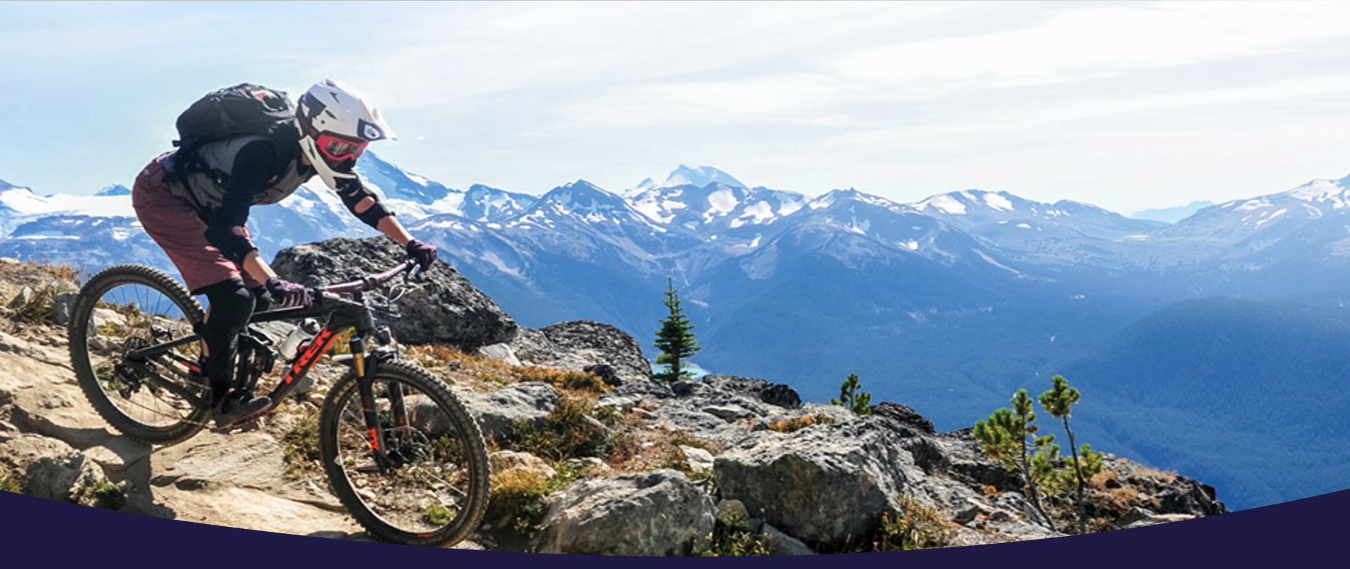 Guy Mountain Biking