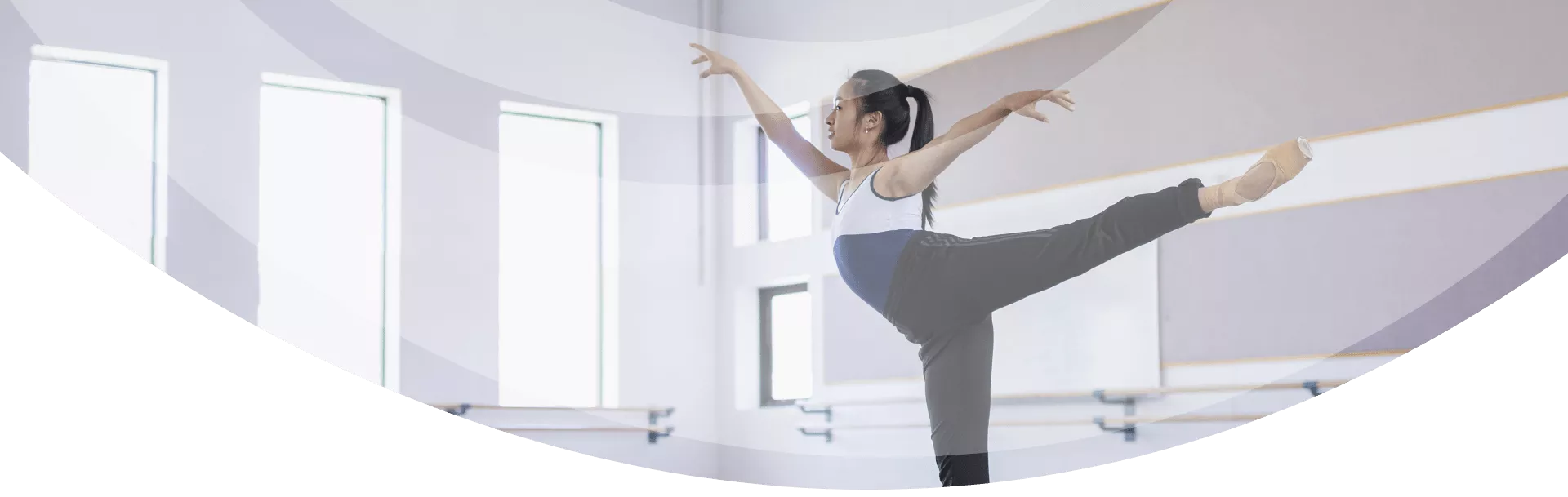 young woman dancing