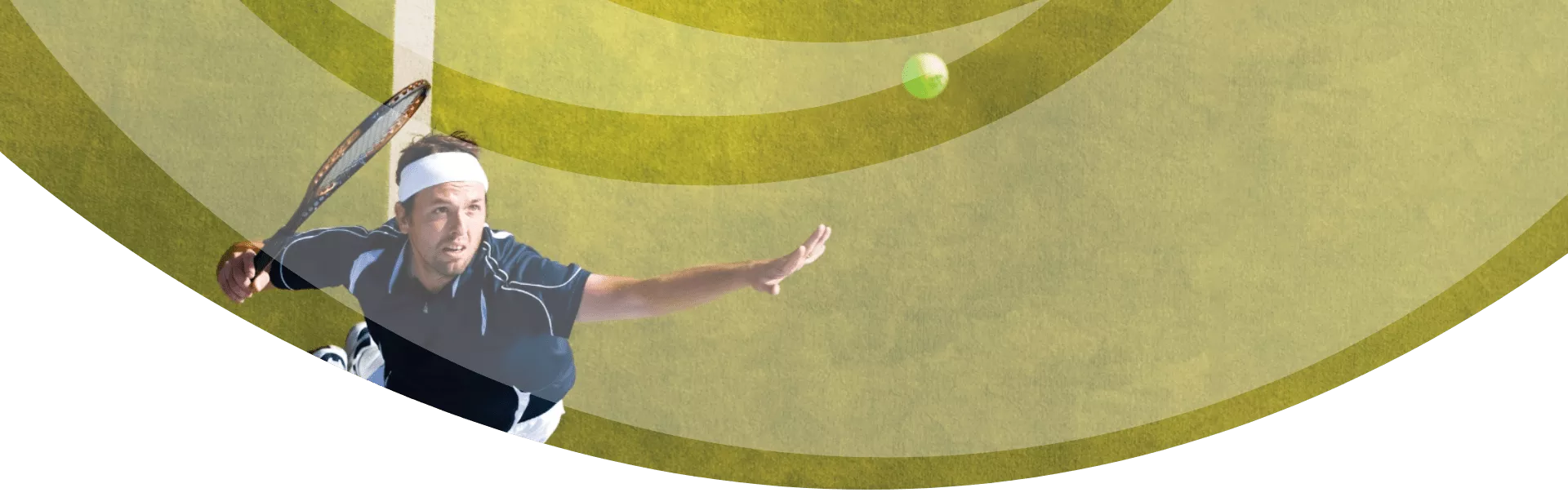man playing tennis