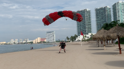 Ankle Fusion Patient Parasailing